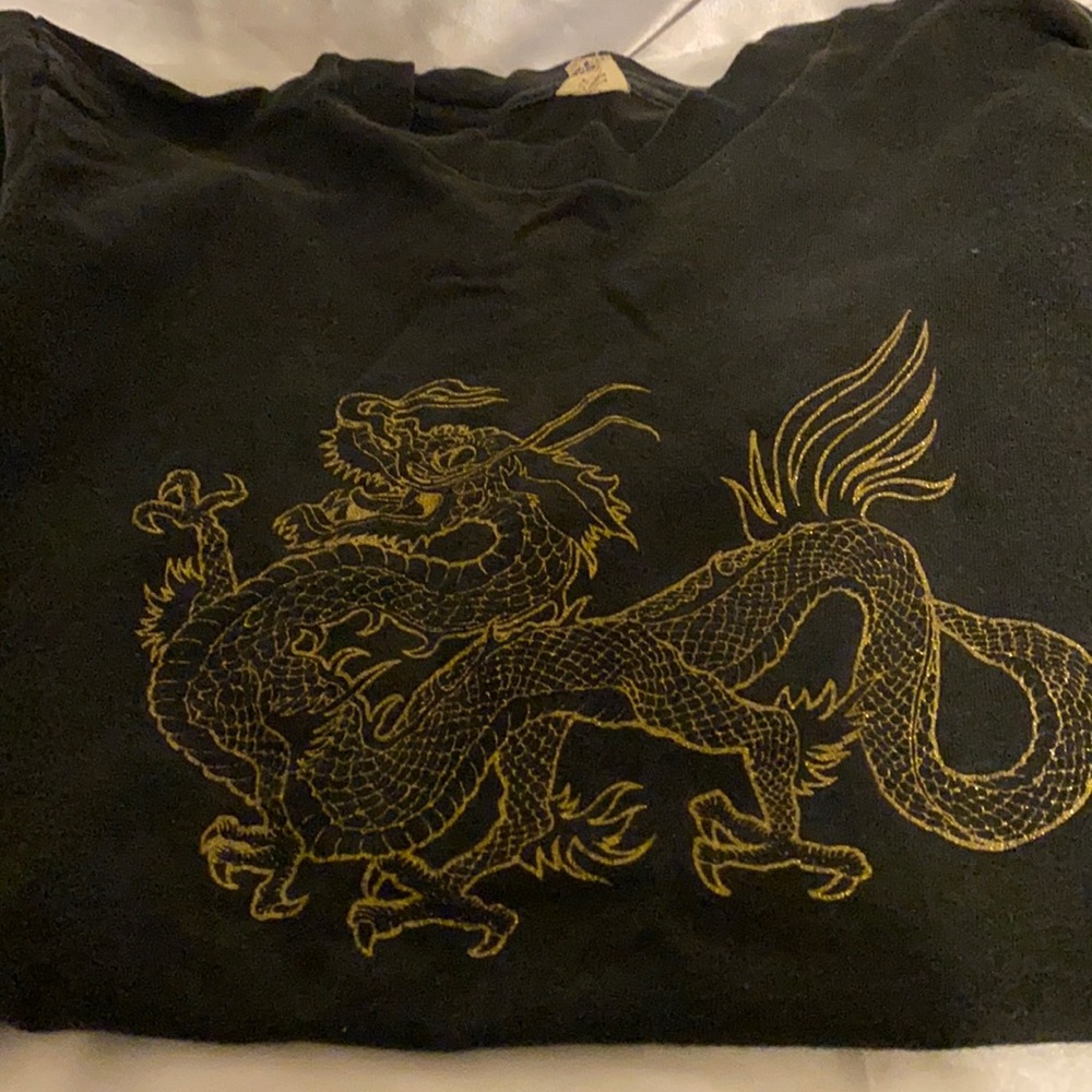 Vintage 80s screen stars dragon T shirt